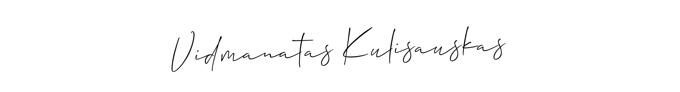 You can use this online signature creator to create a handwritten signature for the name Vidmanatas Kulisauskas. This is the best online autograph maker. Vidmanatas Kulisauskas signature style 2 images and pictures png