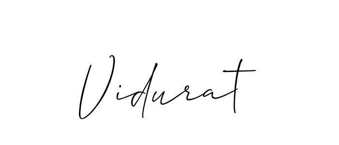 Make a beautiful signature design for name Vidurat. Use this online signature maker to create a handwritten signature for free. Vidurat signature style 2 images and pictures png