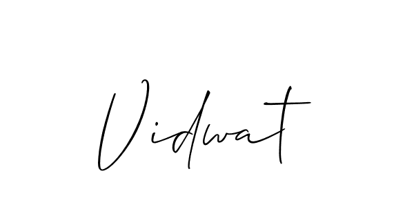 Once you've used our free online signature maker to create your best signature Allison_Script style, it's time to enjoy all of the benefits that Vidwat name signing documents. Vidwat signature style 2 images and pictures png