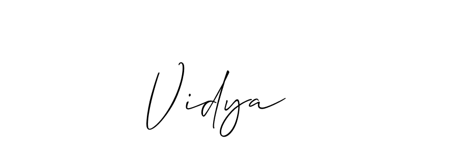You can use this online signature creator to create a handwritten signature for the name Vidya ♡. This is the best online autograph maker. Vidya ♡ signature style 2 images and pictures png
