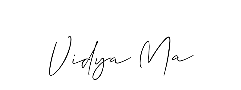 You can use this online signature creator to create a handwritten signature for the name Vidya Ma. This is the best online autograph maker. Vidya Ma signature style 2 images and pictures png