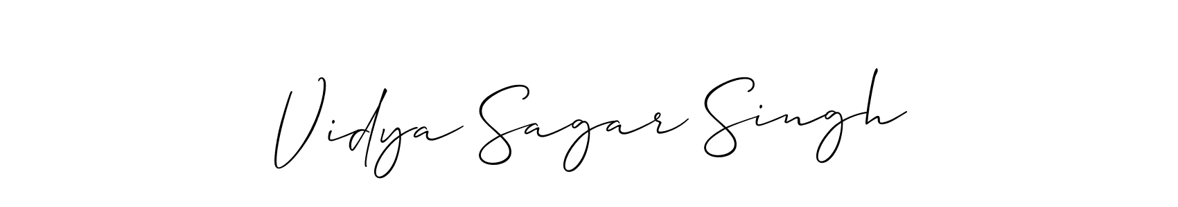 How to Draw Vidya Sagar Singh signature style? Allison_Script is a latest design signature styles for name Vidya Sagar Singh. Vidya Sagar Singh signature style 2 images and pictures png