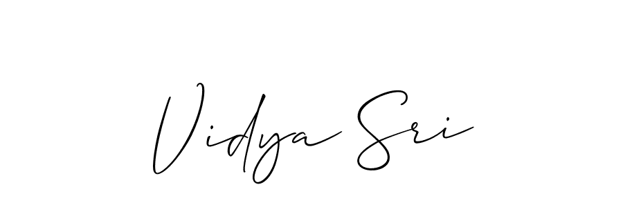 Similarly Allison_Script is the best handwritten signature design. Signature creator online .You can use it as an online autograph creator for name Vidya Sri. Vidya Sri signature style 2 images and pictures png