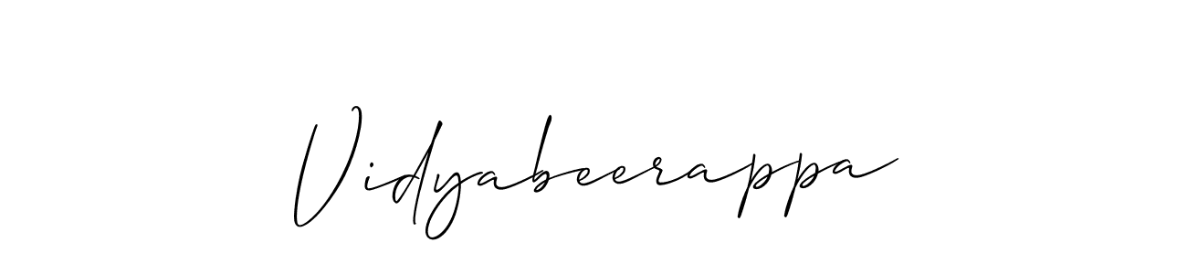 if you are searching for the best signature style for your name Vidyabeerappa. so please give up your signature search. here we have designed multiple signature styles  using Allison_Script. Vidyabeerappa signature style 2 images and pictures png