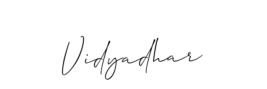 Also You can easily find your signature by using the search form. We will create Vidyadhar name handwritten signature images for you free of cost using Allison_Script sign style. Vidyadhar signature style 2 images and pictures png