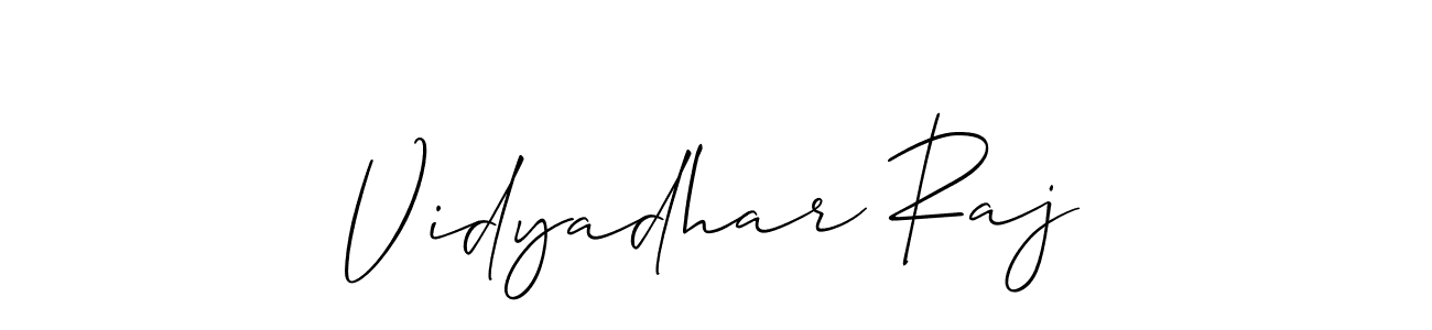 How to make Vidyadhar Raj signature? Allison_Script is a professional autograph style. Create handwritten signature for Vidyadhar Raj name. Vidyadhar Raj signature style 2 images and pictures png