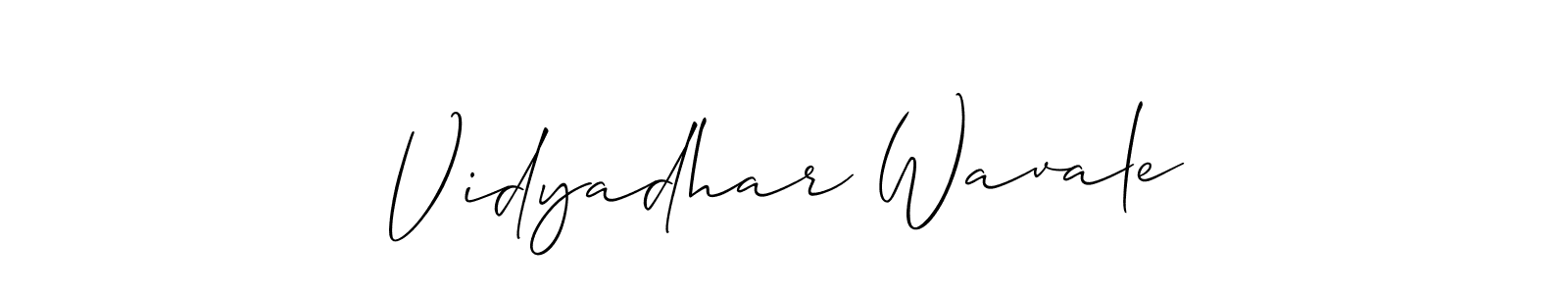 You can use this online signature creator to create a handwritten signature for the name Vidyadhar Wavale. This is the best online autograph maker. Vidyadhar Wavale signature style 2 images and pictures png