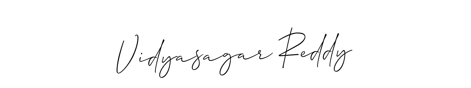 Vidyasagar Reddy stylish signature style. Best Handwritten Sign (Allison_Script) for my name. Handwritten Signature Collection Ideas for my name Vidyasagar Reddy. Vidyasagar Reddy signature style 2 images and pictures png