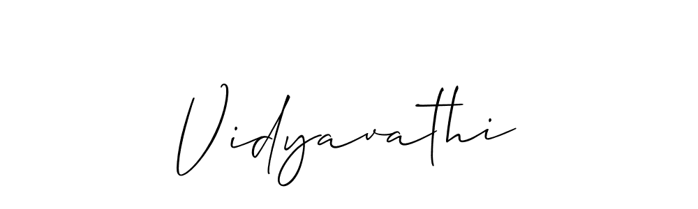 Best and Professional Signature Style for Vidyavathi. Allison_Script Best Signature Style Collection. Vidyavathi signature style 2 images and pictures png