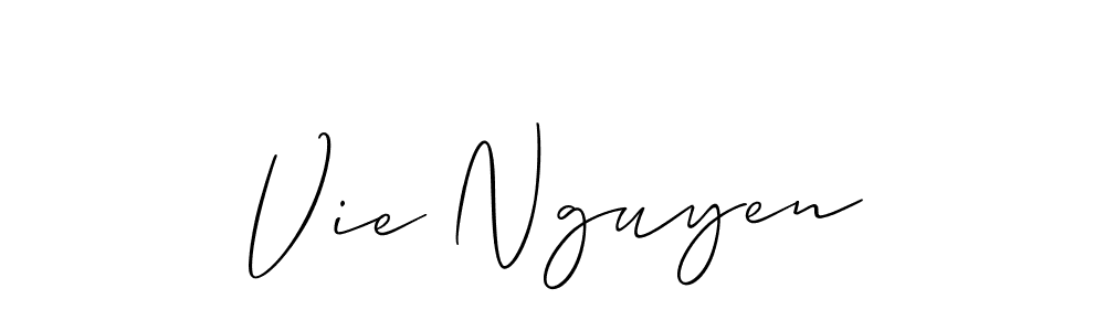 Check out images of Autograph of Vie Nguyen name. Actor Vie Nguyen Signature Style. Allison_Script is a professional sign style online. Vie Nguyen signature style 2 images and pictures png