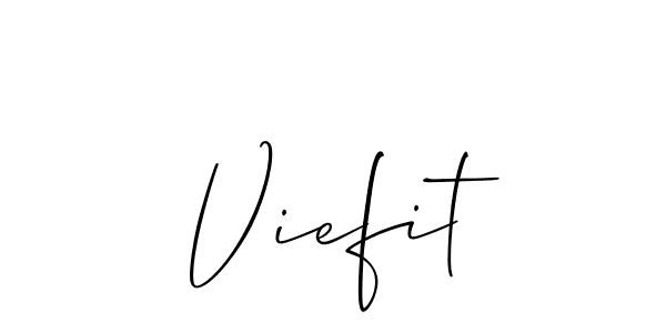 You can use this online signature creator to create a handwritten signature for the name Viefit. This is the best online autograph maker. Viefit signature style 2 images and pictures png
