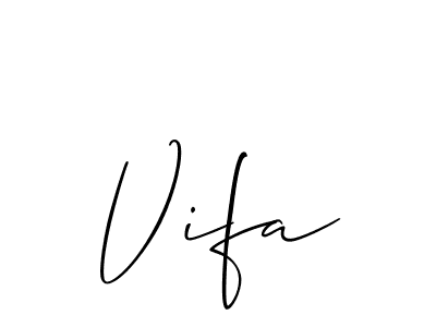 if you are searching for the best signature style for your name Vifa. so please give up your signature search. here we have designed multiple signature styles  using Allison_Script. Vifa signature style 2 images and pictures png