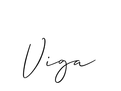 if you are searching for the best signature style for your name Viga. so please give up your signature search. here we have designed multiple signature styles  using Allison_Script. Viga signature style 2 images and pictures png