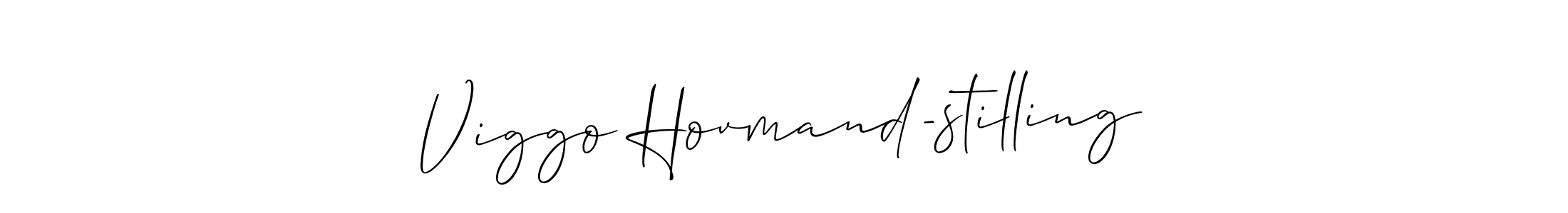 Make a short Viggo Hovmand-stilling signature style. Manage your documents anywhere anytime using Allison_Script. Create and add eSignatures, submit forms, share and send files easily. Viggo Hovmand-stilling signature style 2 images and pictures png