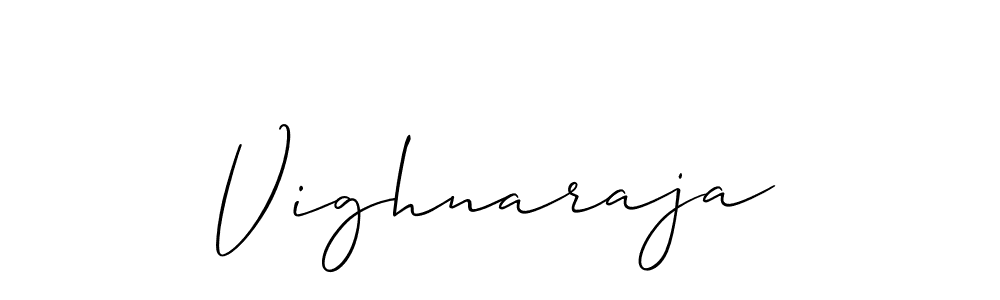 Use a signature maker to create a handwritten signature online. With this signature software, you can design (Allison_Script) your own signature for name Vighnaraja. Vighnaraja signature style 2 images and pictures png