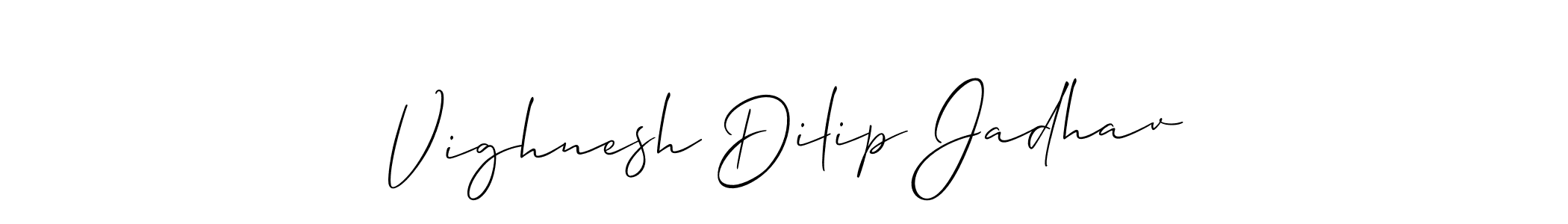 See photos of Vighnesh Dilip Jadhav official signature by Spectra . Check more albums & portfolios. Read reviews & check more about Allison_Script font. Vighnesh Dilip Jadhav signature style 2 images and pictures png