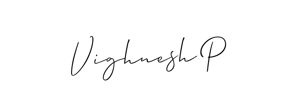 Here are the top 10 professional signature styles for the name Vighnesh P. These are the best autograph styles you can use for your name. Vighnesh P signature style 2 images and pictures png