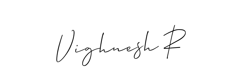 Make a short Vighnesh R signature style. Manage your documents anywhere anytime using Allison_Script. Create and add eSignatures, submit forms, share and send files easily. Vighnesh R signature style 2 images and pictures png