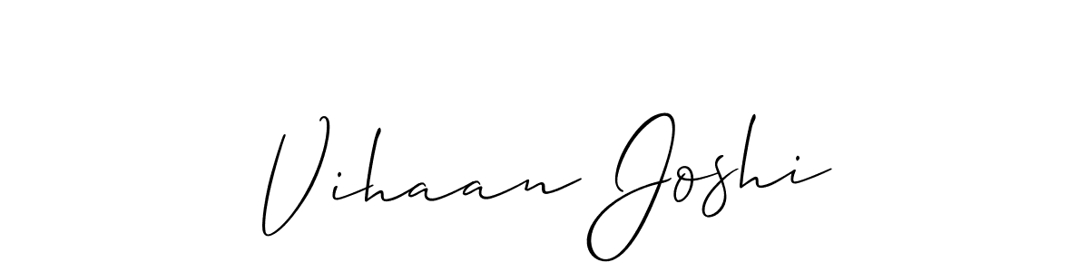 Make a beautiful signature design for name Vihaan Joshi. Use this online signature maker to create a handwritten signature for free. Vihaan Joshi signature style 2 images and pictures png