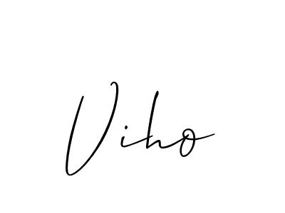 You can use this online signature creator to create a handwritten signature for the name Viho. This is the best online autograph maker. Viho signature style 2 images and pictures png