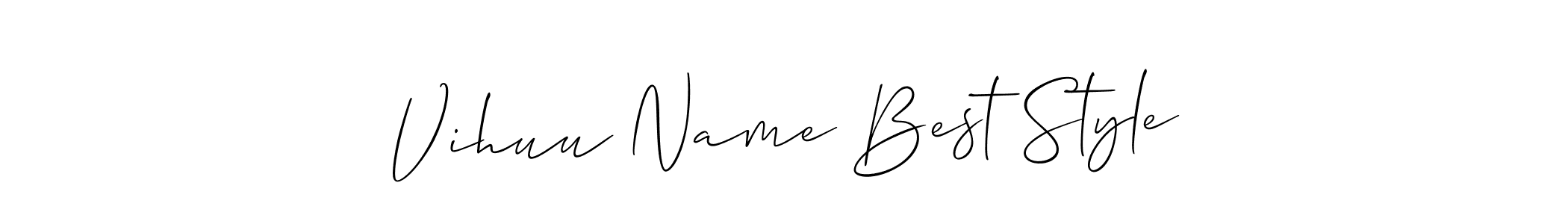 This is the best signature style for the Vihuu Name Best Style name. Also you like these signature font (Allison_Script). Mix name signature. Vihuu Name Best Style signature style 2 images and pictures png