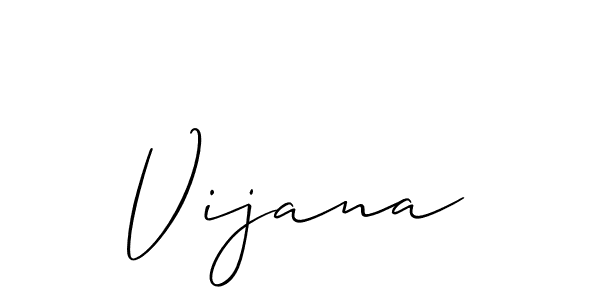 Vijana stylish signature style. Best Handwritten Sign (Allison_Script) for my name. Handwritten Signature Collection Ideas for my name Vijana. Vijana signature style 2 images and pictures png