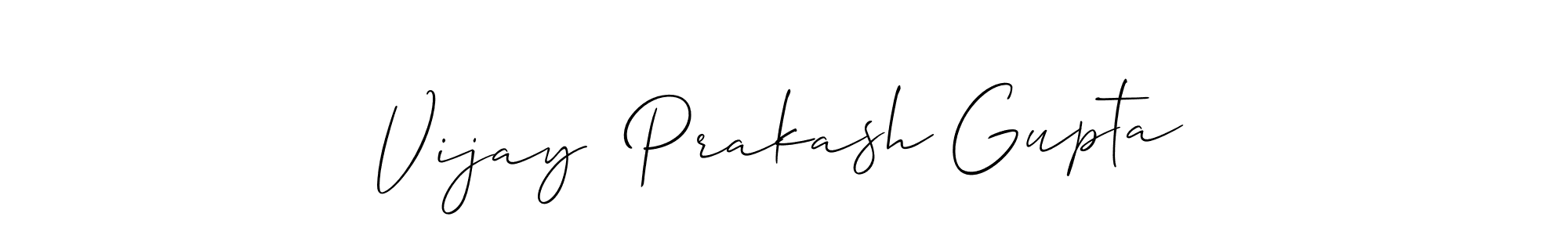 It looks lik you need a new signature style for name Vijay  Prakash Gupta. Design unique handwritten (Allison_Script) signature with our free signature maker in just a few clicks. Vijay  Prakash Gupta signature style 2 images and pictures png