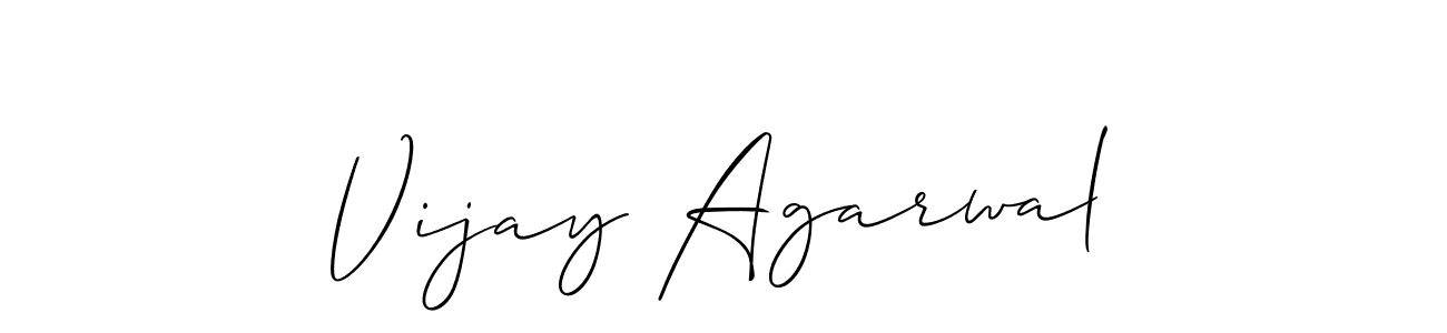 Vijay Agarwal stylish signature style. Best Handwritten Sign (Allison_Script) for my name. Handwritten Signature Collection Ideas for my name Vijay Agarwal. Vijay Agarwal signature style 2 images and pictures png
