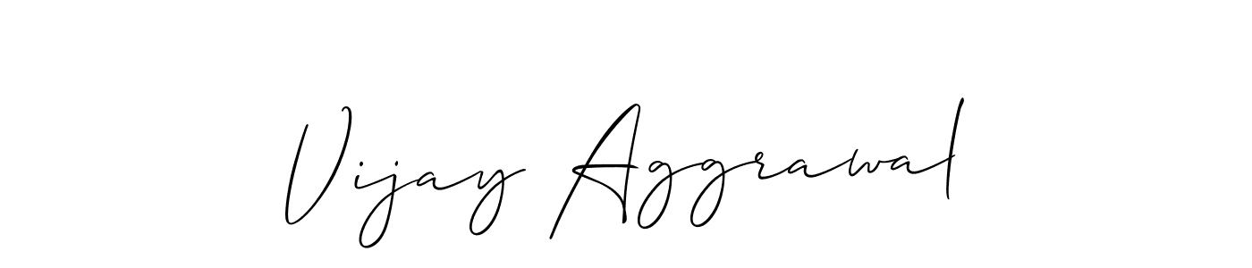 You should practise on your own different ways (Allison_Script) to write your name (Vijay Aggrawal) in signature. don't let someone else do it for you. Vijay Aggrawal signature style 2 images and pictures png