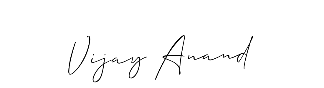 if you are searching for the best signature style for your name Vijay Anand. so please give up your signature search. here we have designed multiple signature styles  using Allison_Script. Vijay Anand signature style 2 images and pictures png