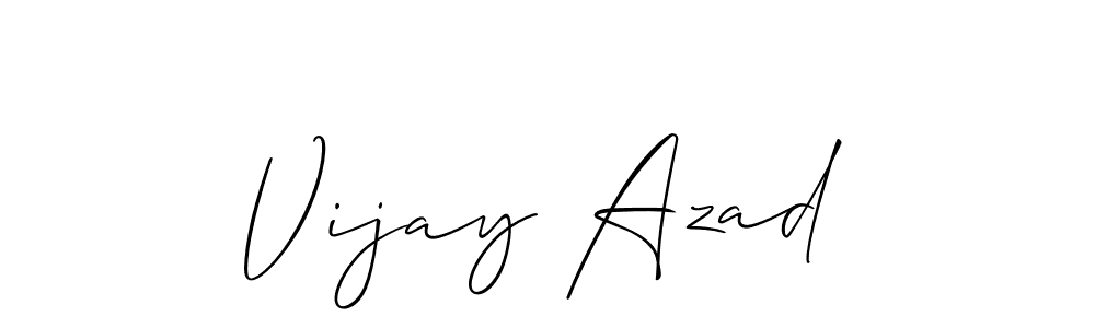 Best and Professional Signature Style for Vijay Azad. Allison_Script Best Signature Style Collection. Vijay Azad signature style 2 images and pictures png