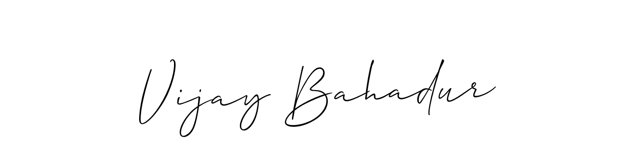 How to make Vijay Bahadur signature? Allison_Script is a professional autograph style. Create handwritten signature for Vijay Bahadur name. Vijay Bahadur signature style 2 images and pictures png