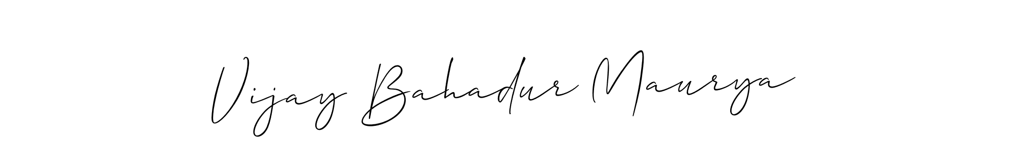 Also You can easily find your signature by using the search form. We will create Vijay Bahadur Maurya name handwritten signature images for you free of cost using Allison_Script sign style. Vijay Bahadur Maurya signature style 2 images and pictures png