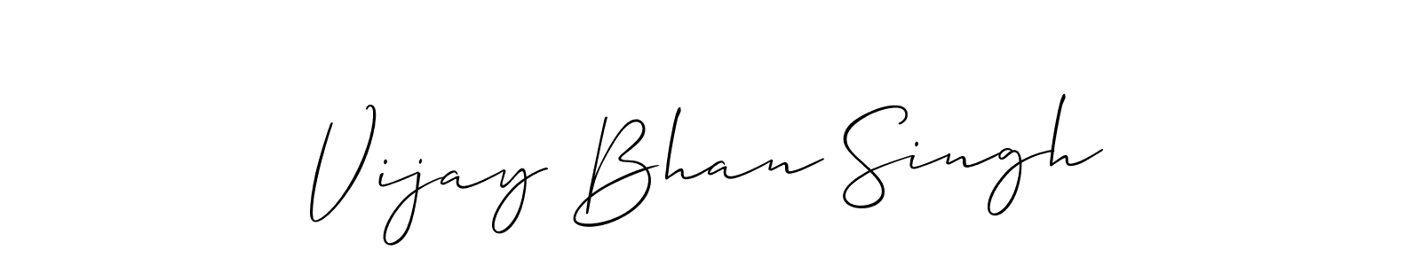 Design your own signature with our free online signature maker. With this signature software, you can create a handwritten (Allison_Script) signature for name Vijay Bhan Singh. Vijay Bhan Singh signature style 2 images and pictures png