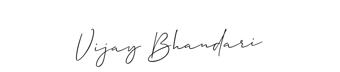 Best and Professional Signature Style for Vijay Bhandari. Allison_Script Best Signature Style Collection. Vijay Bhandari signature style 2 images and pictures png