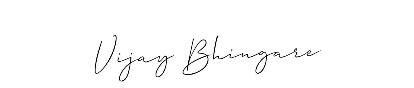 Vijay Bhingare stylish signature style. Best Handwritten Sign (Allison_Script) for my name. Handwritten Signature Collection Ideas for my name Vijay Bhingare. Vijay Bhingare signature style 2 images and pictures png