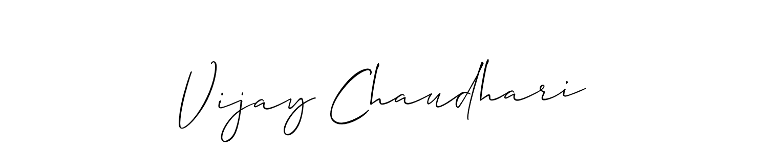 if you are searching for the best signature style for your name Vijay Chaudhari. so please give up your signature search. here we have designed multiple signature styles  using Allison_Script. Vijay Chaudhari signature style 2 images and pictures png