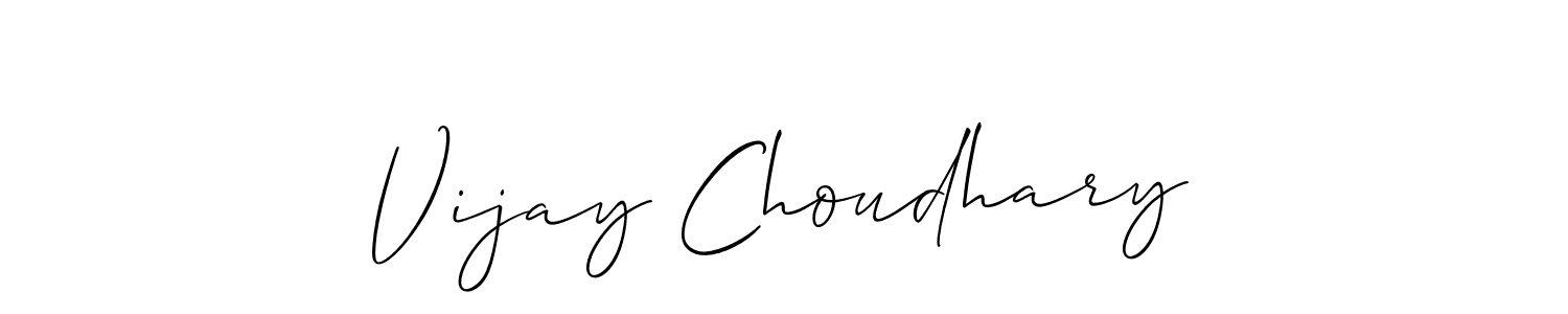 Best and Professional Signature Style for Vijay Choudhary. Allison_Script Best Signature Style Collection. Vijay Choudhary signature style 2 images and pictures png