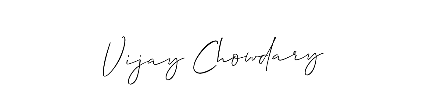 Similarly Allison_Script is the best handwritten signature design. Signature creator online .You can use it as an online autograph creator for name Vijay Chowdary. Vijay Chowdary signature style 2 images and pictures png