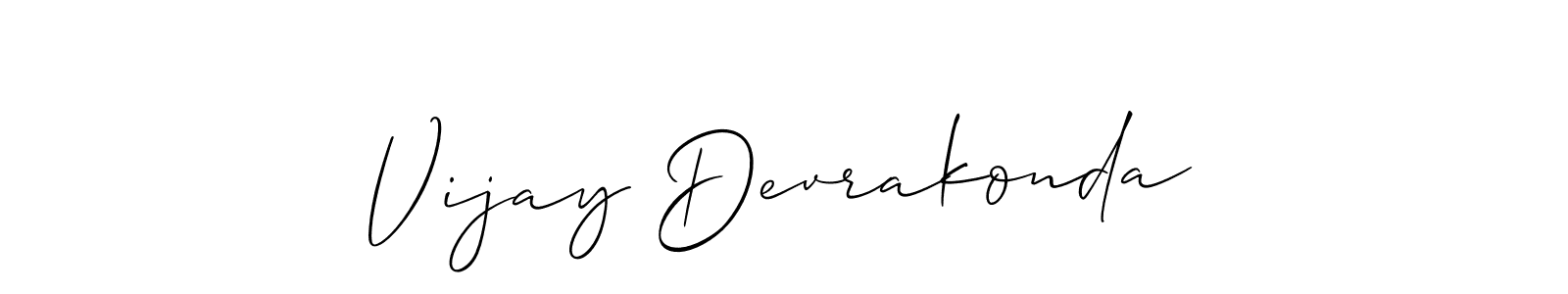 Design your own signature with our free online signature maker. With this signature software, you can create a handwritten (Allison_Script) signature for name Vijay Devrakonda. Vijay Devrakonda signature style 2 images and pictures png