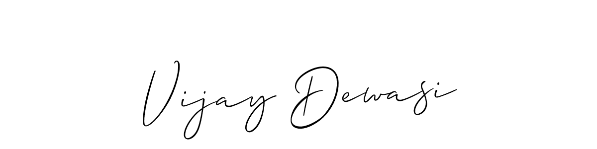 if you are searching for the best signature style for your name Vijay Dewasi. so please give up your signature search. here we have designed multiple signature styles  using Allison_Script. Vijay Dewasi signature style 2 images and pictures png
