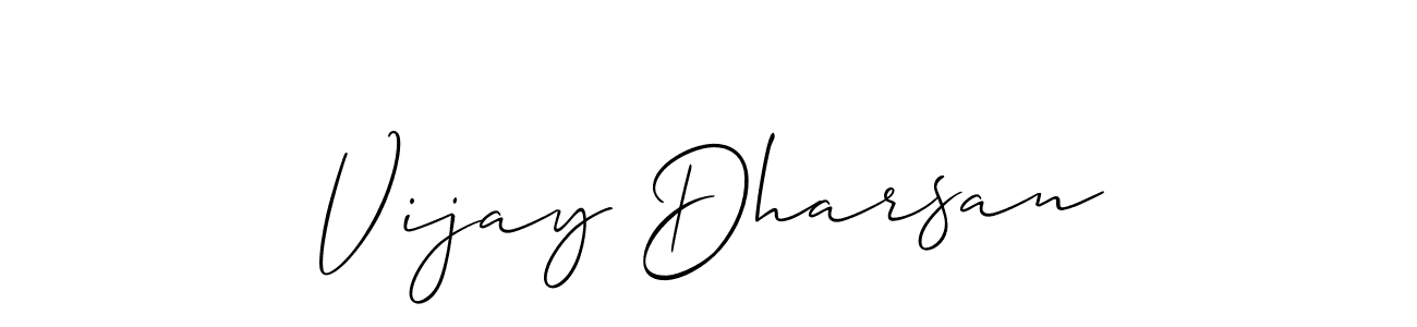 Also You can easily find your signature by using the search form. We will create Vijay Dharsan name handwritten signature images for you free of cost using Allison_Script sign style. Vijay Dharsan signature style 2 images and pictures png