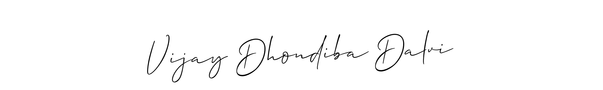Vijay Dhondiba Dalvi stylish signature style. Best Handwritten Sign (Allison_Script) for my name. Handwritten Signature Collection Ideas for my name Vijay Dhondiba Dalvi. Vijay Dhondiba Dalvi signature style 2 images and pictures png