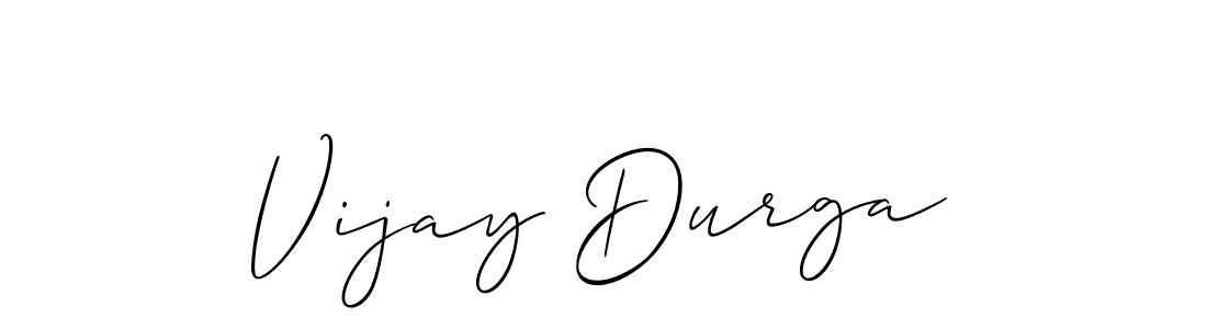 Also You can easily find your signature by using the search form. We will create Vijay Durga name handwritten signature images for you free of cost using Allison_Script sign style. Vijay Durga signature style 2 images and pictures png