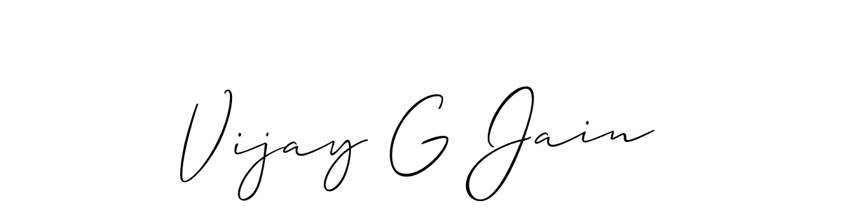 Once you've used our free online signature maker to create your best signature Allison_Script style, it's time to enjoy all of the benefits that Vijay G Jain name signing documents. Vijay G Jain signature style 2 images and pictures png