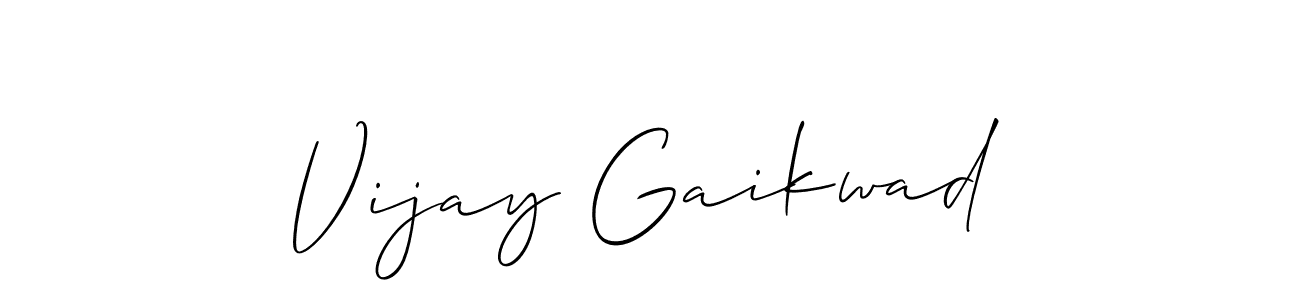 Similarly Allison_Script is the best handwritten signature design. Signature creator online .You can use it as an online autograph creator for name Vijay Gaikwad. Vijay Gaikwad signature style 2 images and pictures png