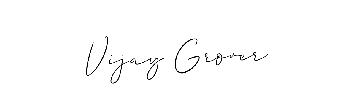 Allison_Script is a professional signature style that is perfect for those who want to add a touch of class to their signature. It is also a great choice for those who want to make their signature more unique. Get Vijay Grover name to fancy signature for free. Vijay Grover signature style 2 images and pictures png