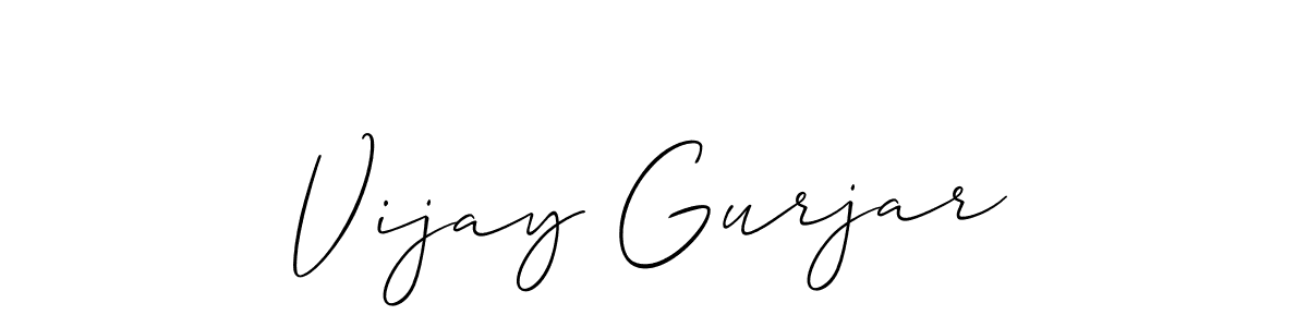 Also You can easily find your signature by using the search form. We will create Vijay Gurjar name handwritten signature images for you free of cost using Allison_Script sign style. Vijay Gurjar signature style 2 images and pictures png