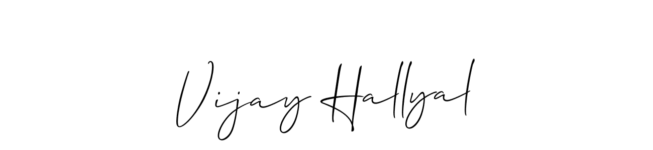 Once you've used our free online signature maker to create your best signature Allison_Script style, it's time to enjoy all of the benefits that Vijay Hallyal name signing documents. Vijay Hallyal signature style 2 images and pictures png
