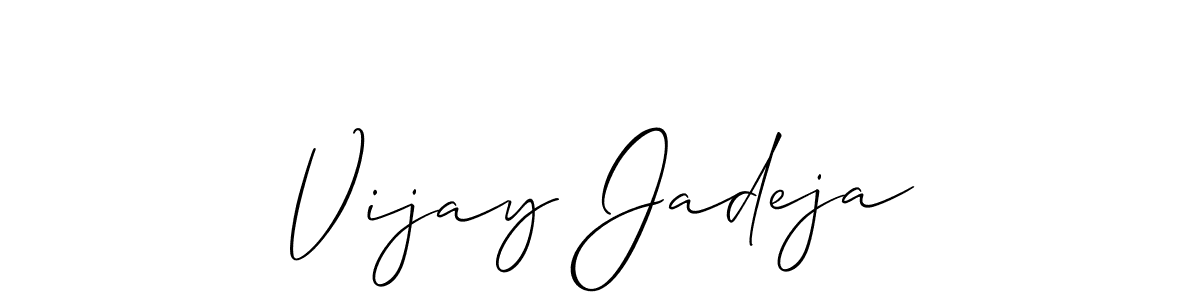 Best and Professional Signature Style for Vijay Jadeja. Allison_Script Best Signature Style Collection. Vijay Jadeja signature style 2 images and pictures png